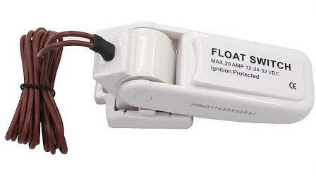 Snímač hladiny kvapaliny - dvojstavový plavákový spínač /float switch/