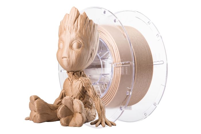 Tlačová struna 1,75mm Wood, Print-me Smartfit NF PLA, cievka 200g