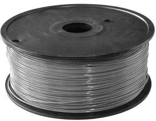 Tlačová struna 1,75mm sivá, materiál PLA, cievka 1kg /3D tlač/