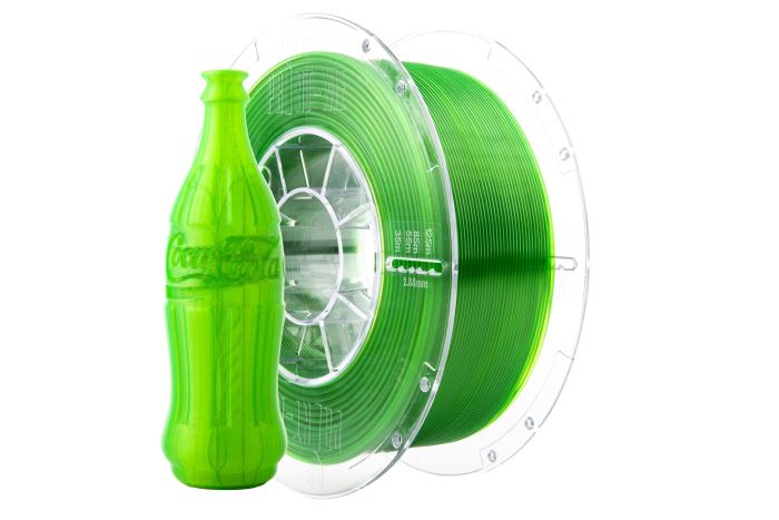 Tlačová struna Swift PET-G zelená - intensive gr. Print-Me, 1,75 mm 1kg