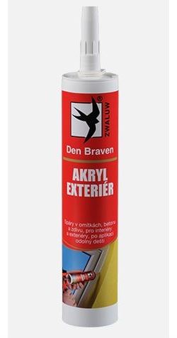 Akrylový tmel Exteriér biely, DEŇ BRAVEN, 310ml