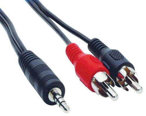 Kábel 2xCinch-Jack 3,5 stereo, 1,5m