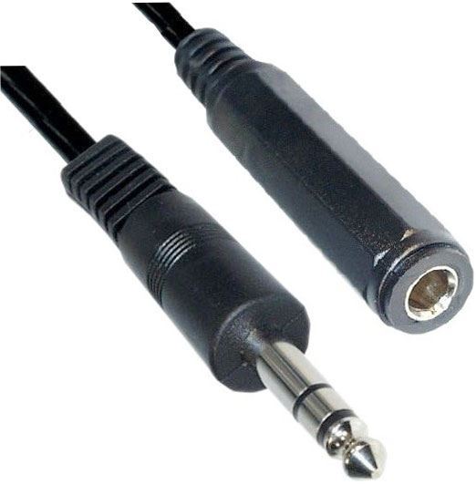 Kábel predlžovací Jack 6,3 stereo 3m