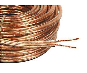 Dvojlinka 2x1mm2 CU, 17AWG, priehľadná, balenie 100m