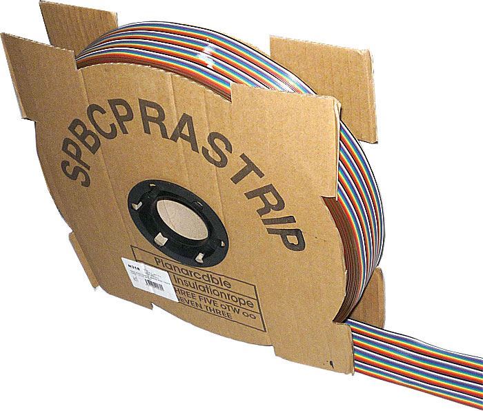 Kábel plochý Dupont 28AWG 40x0,08mm2, šírka 49mm, balenie 50m