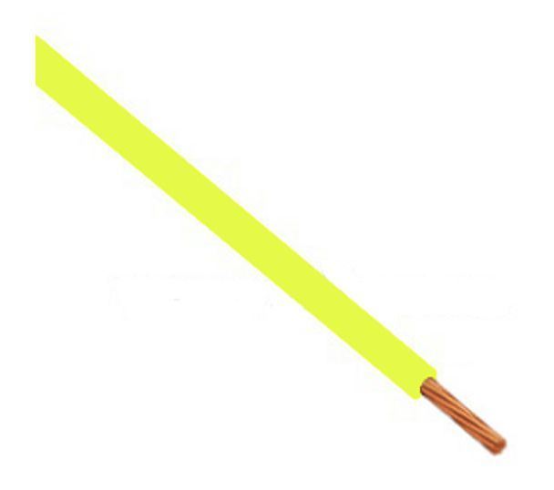 Vodič H07V-K CYA, lanko Cu 1,5mm2, žltý