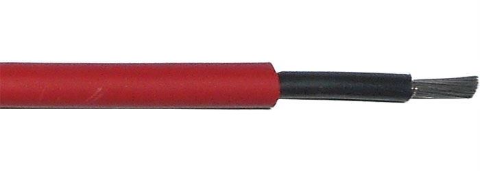Solárny kábel PREKAB SOLAR XH, 4mm2, 1500V, červený