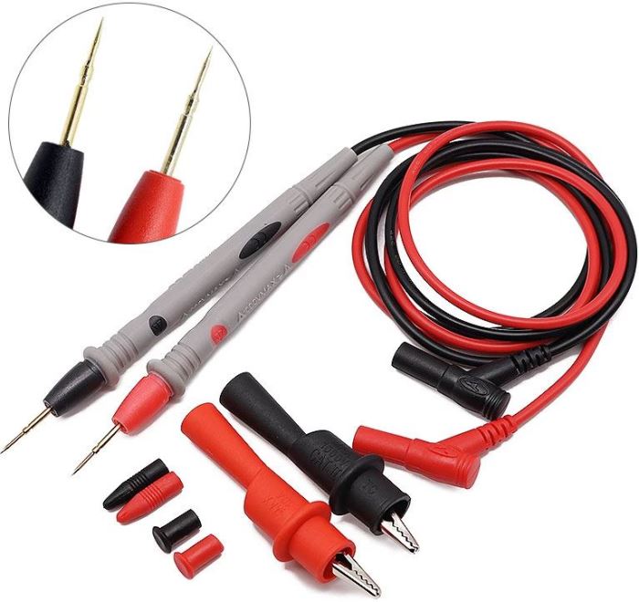 Meracie káble 1kV CATIII, dĺžka 105cm, prierez 0,8mm2