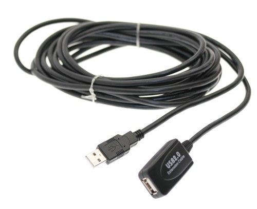 Kábel USB 2.0 konektor USB A / zdierka USB A 5m vrátane repeatera