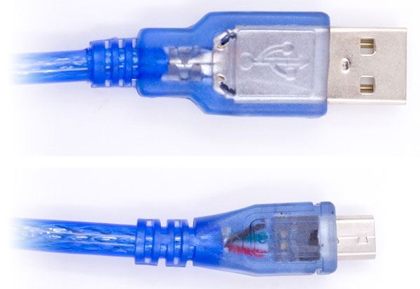 Kábel USB 2.0 konektor USB A/Micro-USB 0,5m