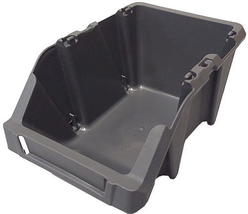 Stohovacia debna plastová KPA15, 130x200x100mm, sivá