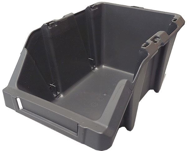 Stohovacia debna plastová KPA20, 148x255x114mm, sivá