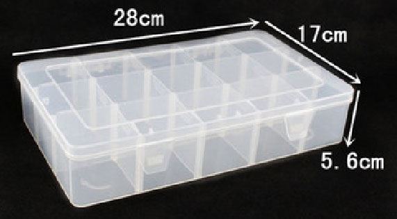 Krabička na súčiastky 280x170x56mm 15sekcí