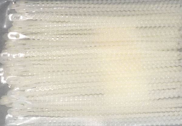Sťahovací knôt guličkový 150mm biely, balenie 100ks