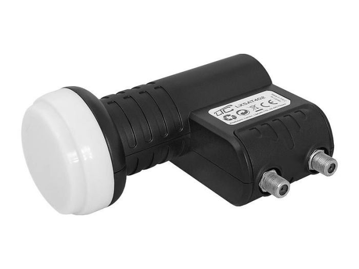 Satelitný konvertor LTC 402 Monoblok Twin black