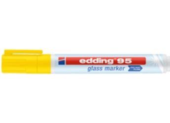 Popisovač na sklo žltý EDDING 95