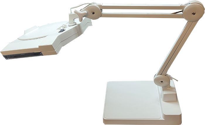 Stolová lupa 11101BL, 190x155mm, 5 dioptrií, 80xLED