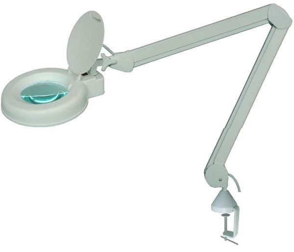 Stolová lupa 20205L, šošovka 127mm, 8 dioptrií, 48xLED