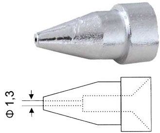 Dutý hrot N5-3 1,3/2,3mm pre odsávačku ZD-915, ZD-917, ZD-985, ZD-987