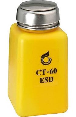 Fľaštička na chemikálie 190ml s pumpičkou antistatická