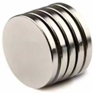 Neodymový magnet N35 25x3mm, balenie 5ks