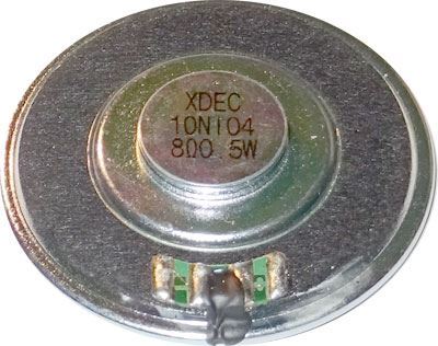Repro 50mm YD50M mylar, 8ohm/0,5W, magnet NdFeB