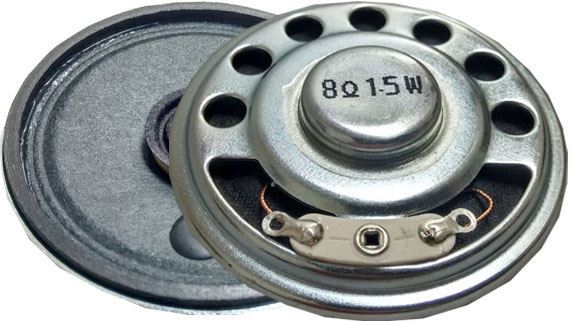 Repro 50mm YD50, papier, 8ohm/1,5 W, magnet NdFeB