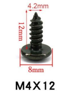 Skrutka M4x12, balenie 0,5kg, cca 300ks