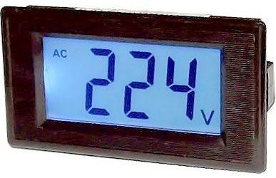 JYX85-panelový LCD MP 600V~ 70x40x25mm, napájanie 6-12V=