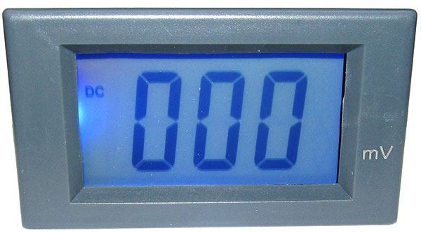 JYX85-panelový LCD MP 1V = 70x40x25mm, napájanie 6-12V =