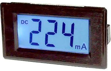JYX85-panelový LCD MP 1A = 70x40x25mm, napájanie 6-12V =