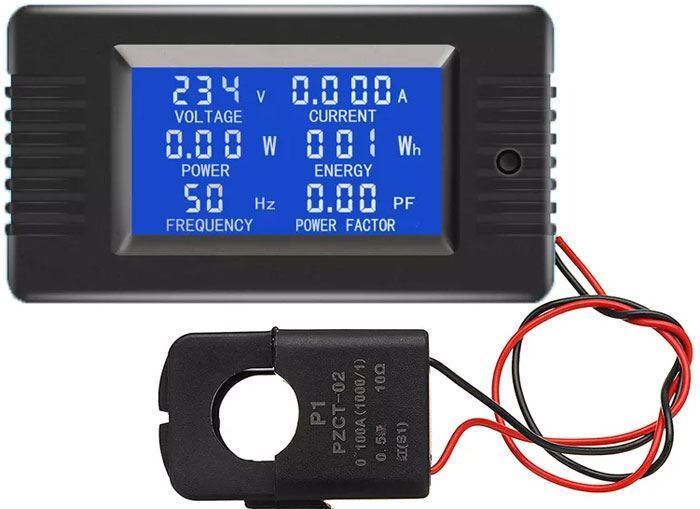 Multitester - wattmeter V-A-P-F-COSfí meter PZEM022
