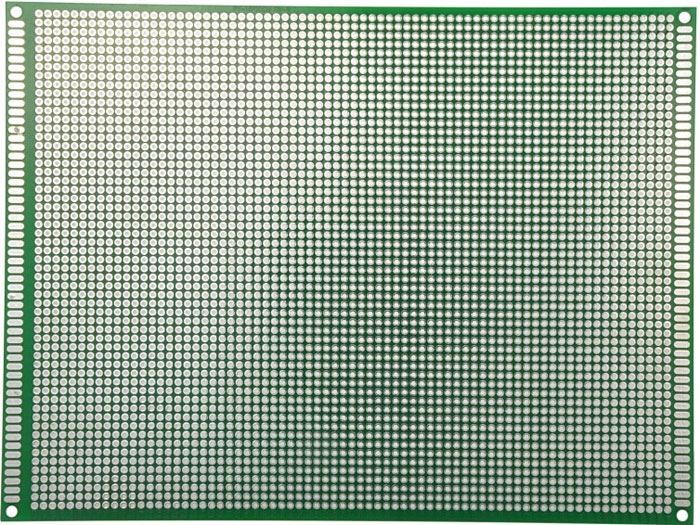Univerzálna DPS 15x20cm, 4218p, RM = 2,54mm, vŕtaná, cínovaná