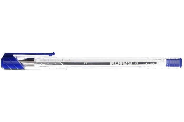 Pero guličkové Kores K11 Pen, 1 mm, trojhranné, modré