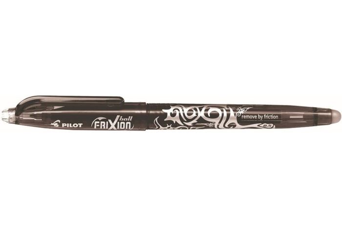 Gélové pero Pilot Frixion Ball, gumovacie, 0,5 mm, čierne