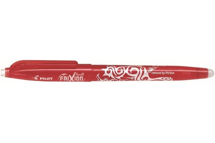 Gélové pero Pilot Frixion Ball, gumovacie, 0,7 mm, červené