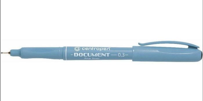 Popisovač Centropen 2631, 0,5 mm, dokumentný, čierny