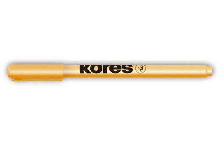 Zvýrazňovač Kores High Liner, 0,5-3,5 mm, klinový hrot, oranžový