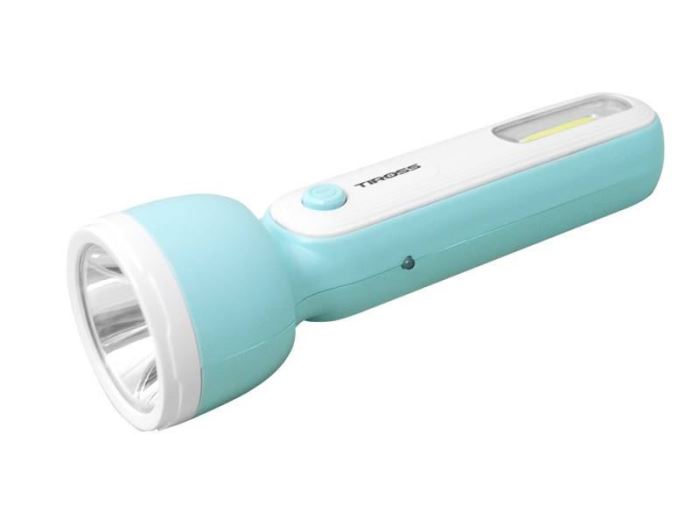 Svietidlo LED 3W, TS-1854, TIROSS, 3,7 V 1200mAh, zelená