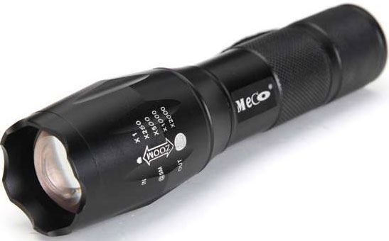 Svietidlo LED 5W s funkciou ZOOM, napájanie Li-Ion 18650 / 3xAAA