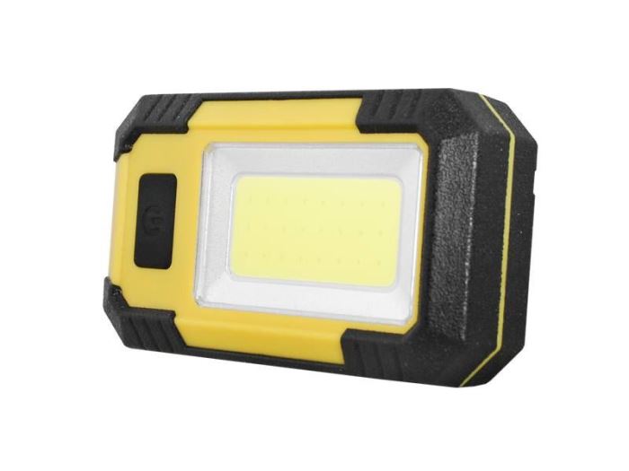 Svietidlo LED COB 10W 6000K, 600lm, IP44, 4000mAh, USB