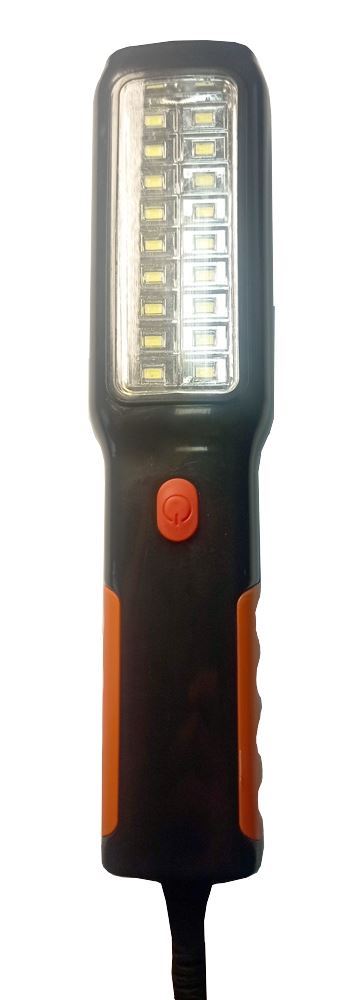 Pracovné svietidlo - montážna lampa LED 18x, 230V, prívod 5m