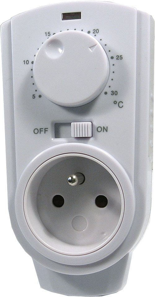 Zásuvkový termostat TH-926T analógový