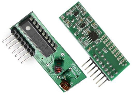 Modul diaľkového ovládania ZR06A - prijímač 433MHz s pevným kódom