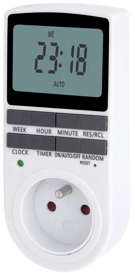 Spínacie hodiny 230V digitálny týždenný TM-02