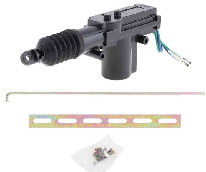 Servo pre centrálne zamykanie 2-vodičové, l=140mm