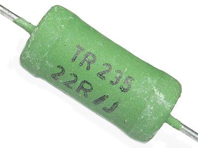 22R TR235, rezistor 4W metaloxid