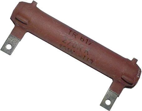 27R TR617, rezistor 10W drôtový