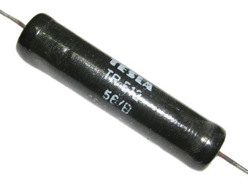1k5 TR512, rezistor 15W drôtový smaltovaný