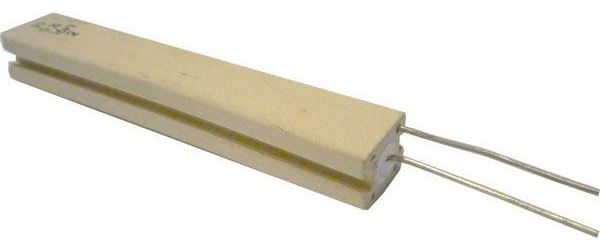 120R, rezistor 16W drôtový keramický